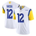 Kooe LA.Rams #12 Puka Nacua Player White Limited Vapor Untouchable Home Game Stitched Jerseys