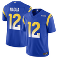Kooe LA.Rams #12 Puka Nacua Royal Vapor F.U.S.E. Limited Player Stitched Jerseys