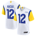 Kooe LA.Rams #12 Puka Nacua White Game Player Jersey American Stitched Jerseys