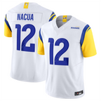Kooe LA.Rams #12 Puka Nacua White Vapor F.U.S.E. Limited Player Stitched Jerseys