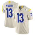 Kooe LA.Rams #13 Kurt Warner Player Bone Limited Vapor Retired Stitched Jerseys