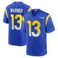 Kooe LA.Rams #13 Kurt Warner Player Royal Retired Limited Stitched Jerseys