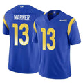 Kooe LA.Rams #13 Kurt Warner Player Royal Vapor F.U.S.E. Limited Retired Stitched Jerseys