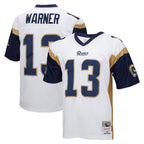 Kooe LA.Rams #13 Kurt Warner Player White Retired Limited Stitched Jerseys