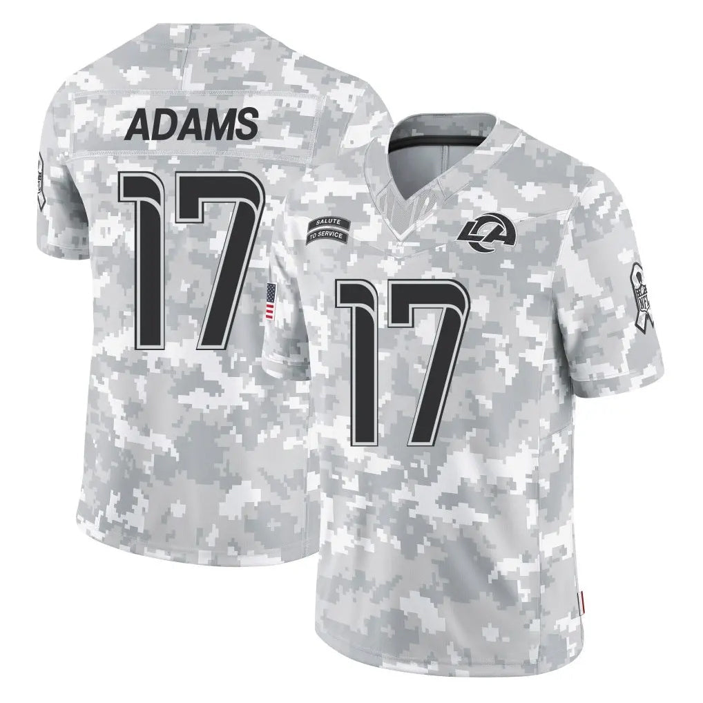 Kooe LA.Rams #17 Davante Adams Player Arctic Camo Salute To Service Limited Game Stitched Jerseys