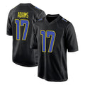 Kooe LA.Rams #17 Davante Adams Player Black Fashion Limited Home Game Stitched Jerseys