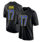 Kooe LA.Rams #17 Davante Adams Player Black Fashion Limited Home Game Stitched Jerseys