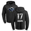 Kooe LA.Rams #17 Davante Adams Player Black Pullover Hoodie Limited Game Stitched Jerseys