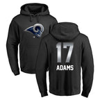 Kooe LA.Rams #17 Davante Adams Player Black Pullover Hoodie Limited Game Stitched Jerseys