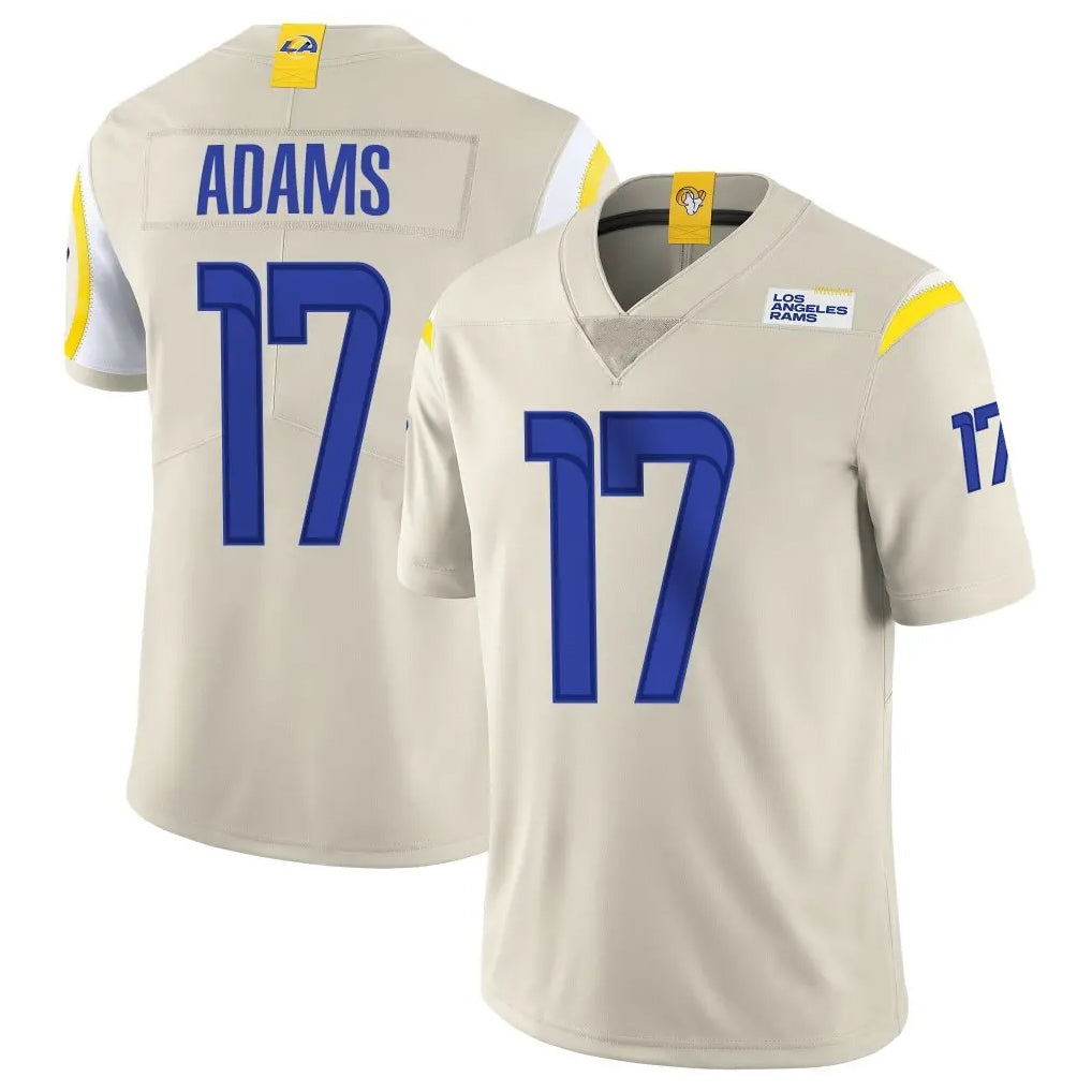 Kooe LA.Rams #17 Davante Adams Player Bone Limited Vapor Home Game Stitched Jerseys
