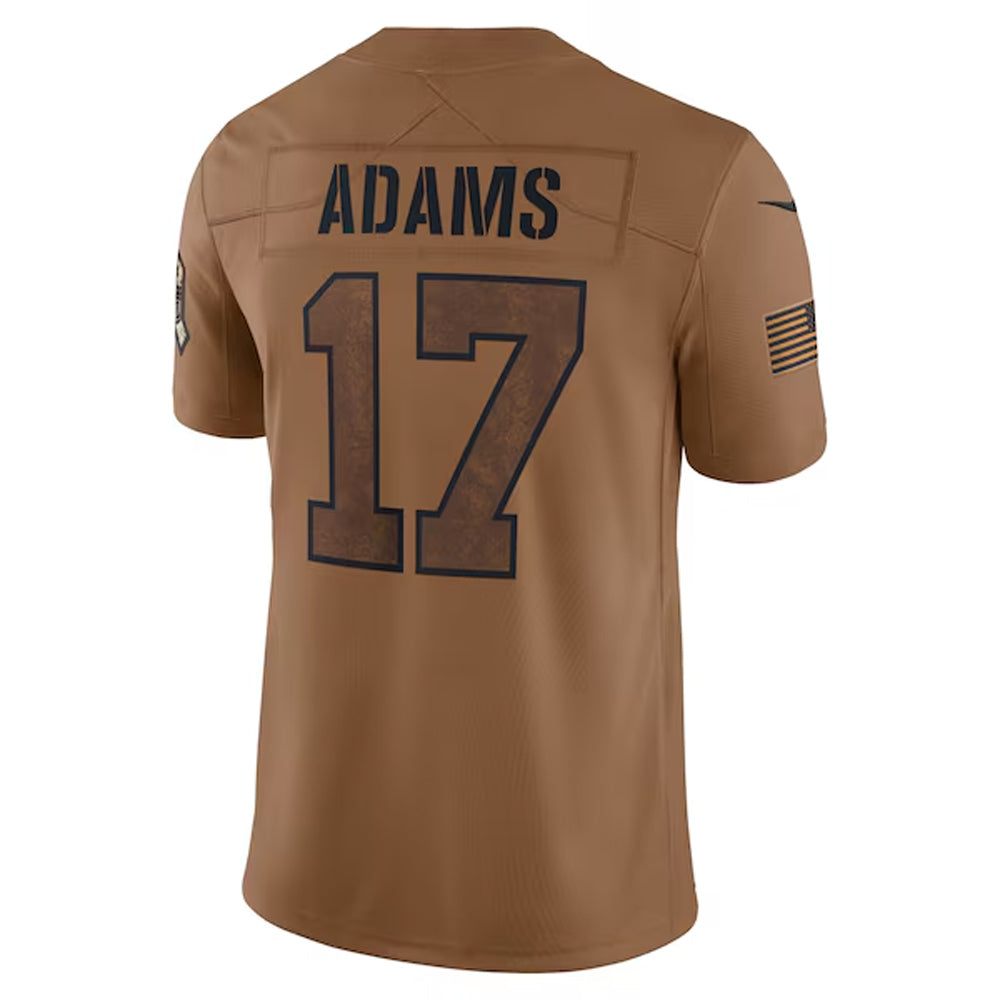 Kooe LA.Rams #17 Davante Adams Player Brown Salute To Service Limited Stitched Jerseys