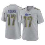 Kooe LA.Rams #17 Davante Adams Player Gray Atmosphere Fashion Home Game Stitched Jerseys