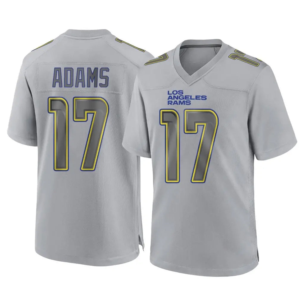 Kooe LA.Rams #17 Davante Adams Player Gray Atmosphere Fashion Home Game Stitched Jerseys
