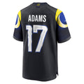 Kooe LA.Rams #17 Davante Adams Player Midnight Blue Rivalries Collection Game Stitched Jerseys