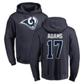 Kooe LA.Rams #17 Davante Adams Player Navy Pullover Hoodie Limited Game Stitched Jerseys