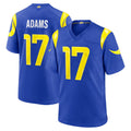 Kooe LA.Rams #17 Davante Adams Player Royal Limited Home Game Stitched Jerseys