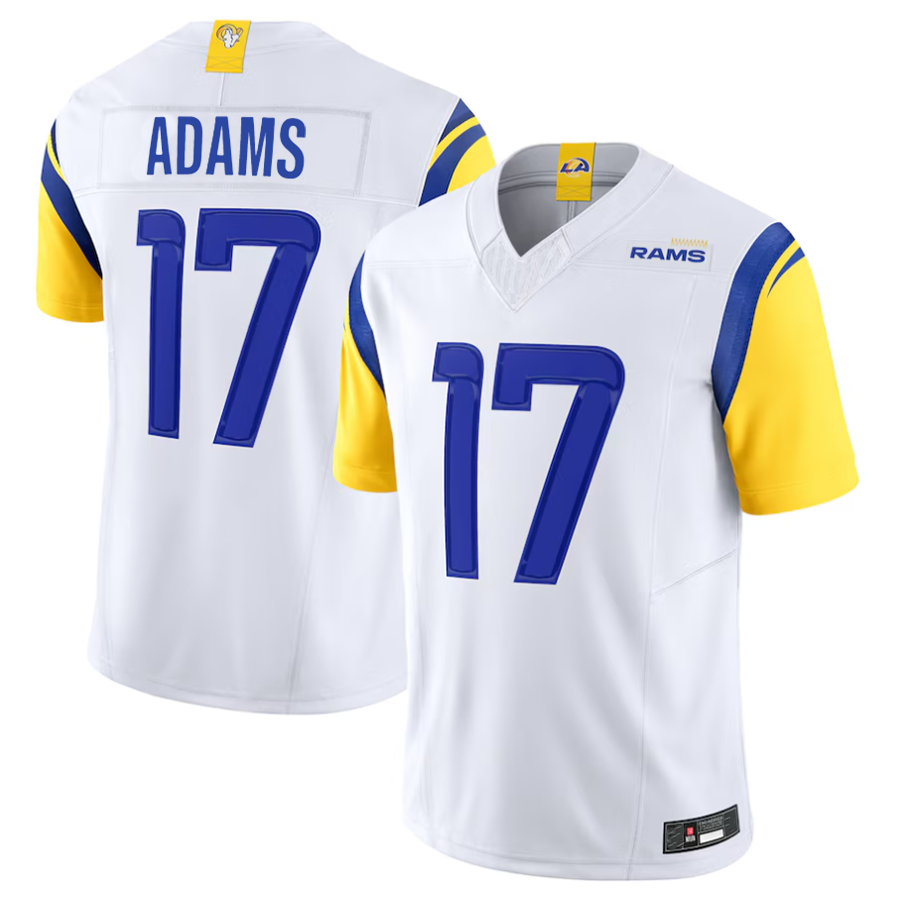 Kooe LA.Rams #17 Davante Adams Player White F.U.S.E. Limited Stitched Jerseys