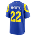 Kooe LA.Rams #22 Trent McDuffie Royal Team Game Player Stitched Jerseys