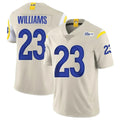 Kooe LA.Rams #23 Kyren Williams Player Bone Limited Vapor Home Game Stitched Jerseys