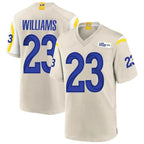 KooeLA.Rams #23 Kyren Williams Player Bone Replica Game Stitched Jerseys