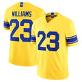 Kooe LA.Rams #23 Kyren Williams Player Gold Classic Sol Vapor F.U.S.E. Home Game Stitched Jerseys