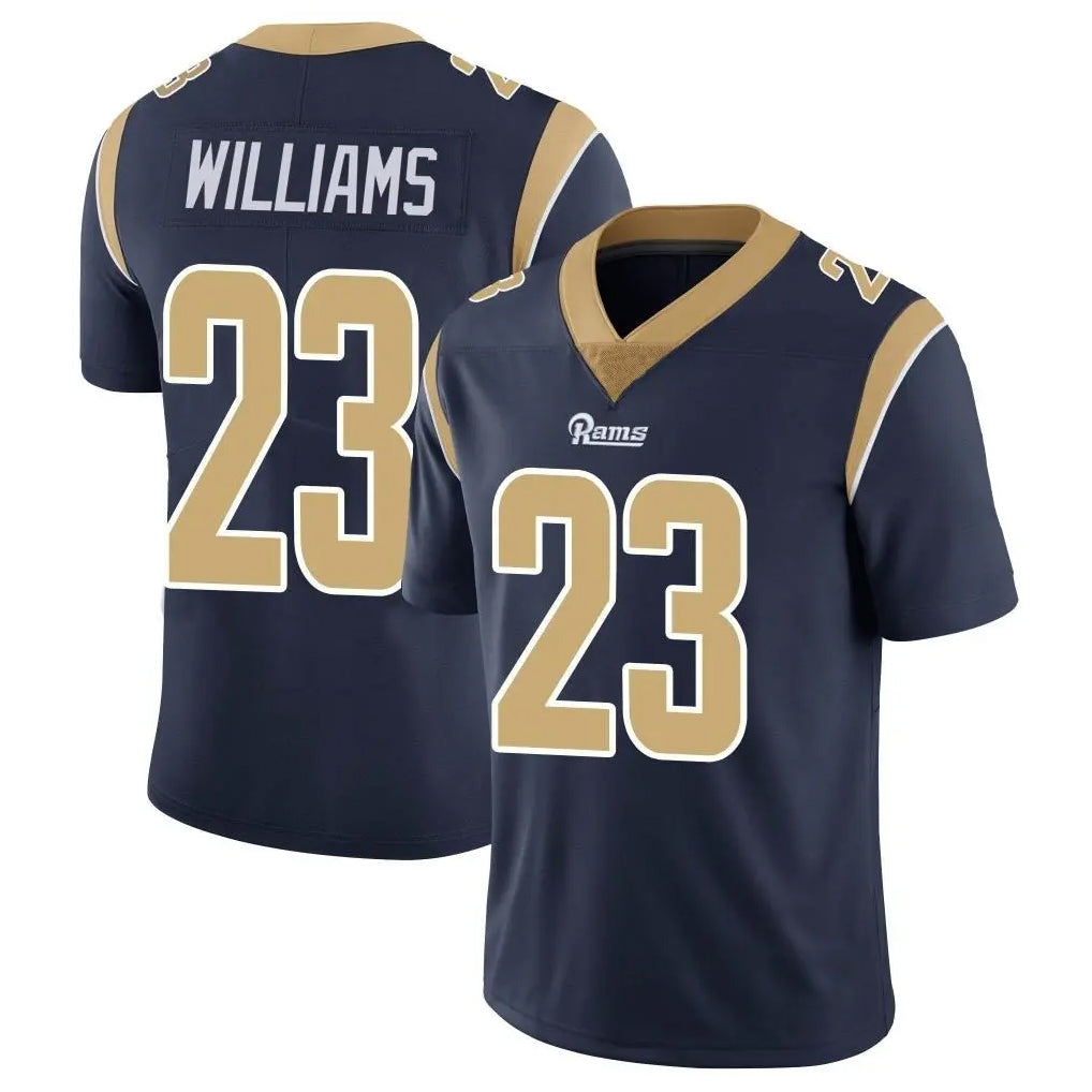 Kooe LA.Rams #23 Kyren Williams Player Navy Limited Vapor Untouchable Home Game Stitched Jerseys
