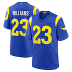 Kooe LA.Rams #23 Kyren Williams Player Royal Limited Home Game Stitched Jerseys