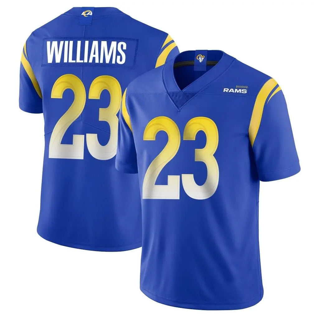Kooe LA.Rams #23 Kyren Williams Player Royal Limited Vapor Untouchable Home Game Stitched Jerseys