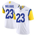 Kooe LA.Rams #23 Kyren Williams Player White Limited Vapor Untouchable Home Game Stitched Jerseys