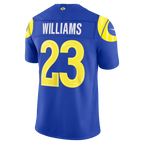 Kooe LA.Rams #23 Kyren Williams Royal Team Vapor F.U.S.E. Stitched Limited Jerseys