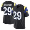 Kooe LA.Rams #29 Eric Dickerson Player Black Rivalries Vapor Limited Stitched Jerseys