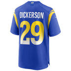 Kooe LA.Rams #29 Eric Dickerson Player Royal Home Game Stitched Jerseys