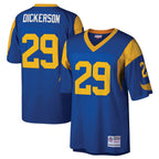 Kooe LA.Rams #29 Eric Dickerson Player Royal Mitchell & Ness Legacy Replica Stitched Jerseys