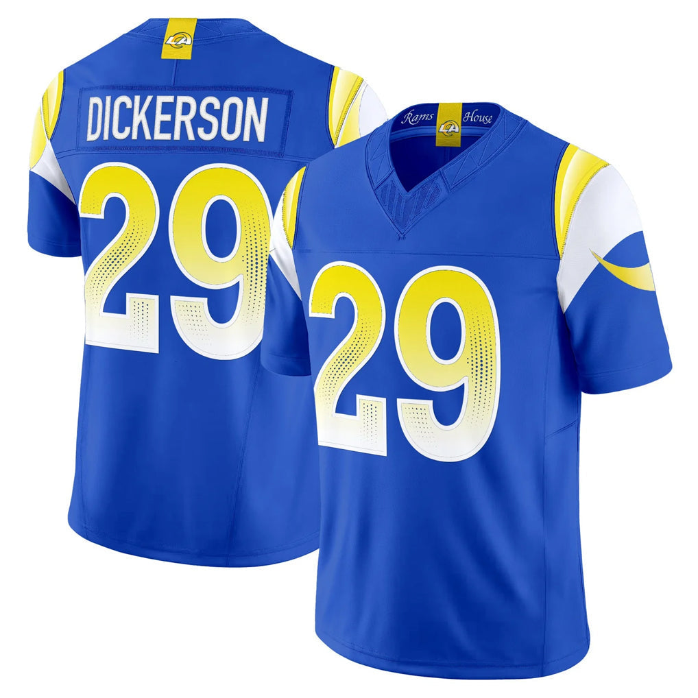 Kooe LA.Rams #29 Eric Dickerson Player Royal Rivalries Vapor Limited Home Game Stitched Jerseys