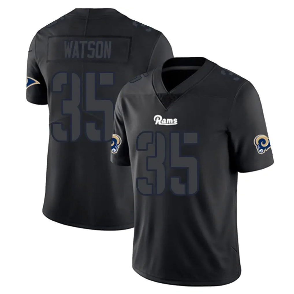 Kooe LA.Rams #35 Jaylen Watson Player Black Impact Limited Home Game Stitched Jerseys