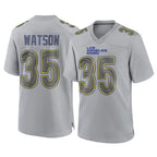 Kooe LA.Rams #35 Jaylen Watson Player Gray Atmosphere Fashion Home Game Stitched Jerseys