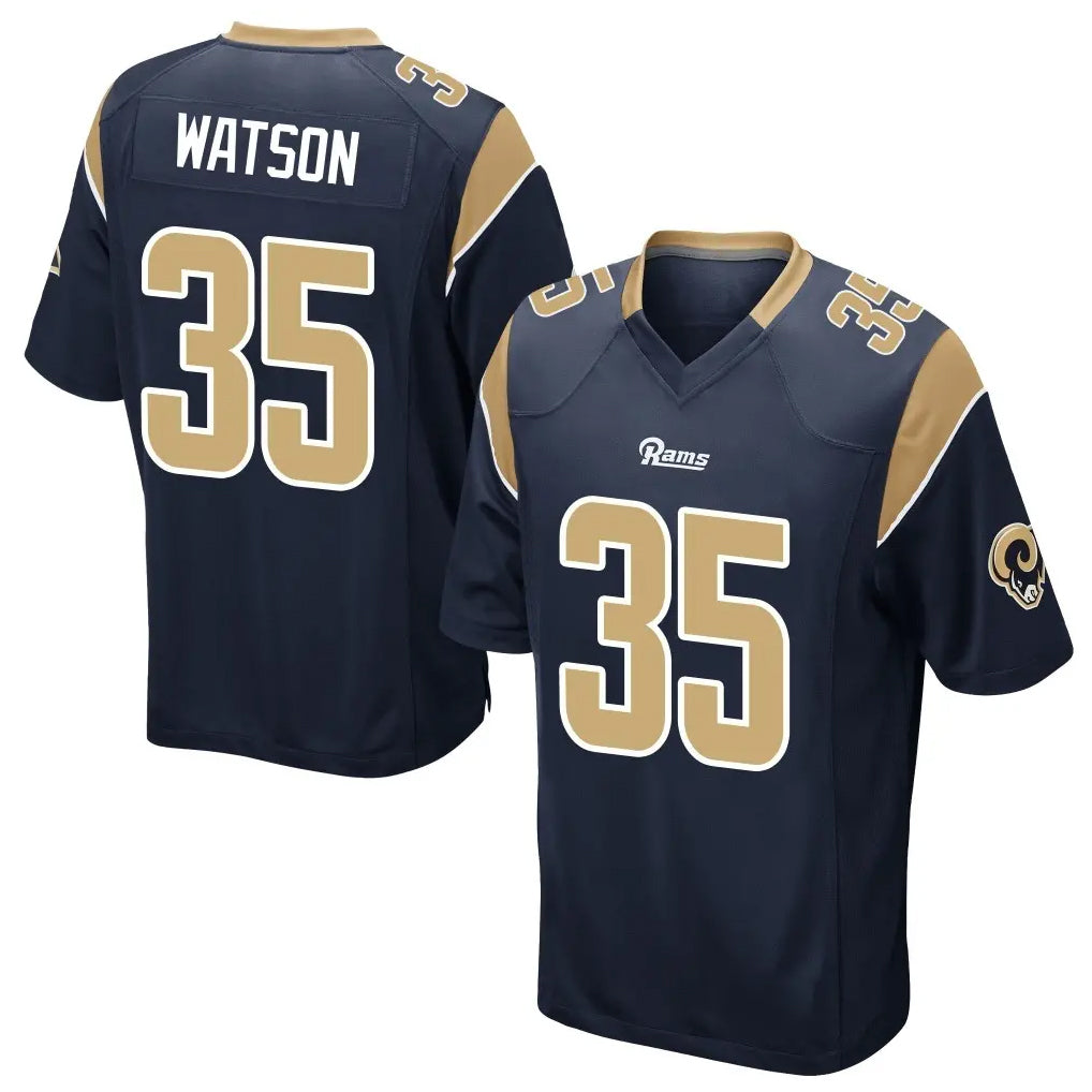 Kooe LA.Rams #35 Jaylen Watson Player Navy Home Game Stitched Jerseys