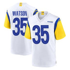 Kooe LA.Rams #35 Jaylen Watson Player White Home Game Stitched Jerseys