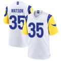 Kooe LA.Rams #35 Jaylen Watson Player White Limited Home Game Stitched Jerseys