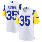 Kooe LA.Rams #35 Jaylen Watson Player White Limited Home Game Stitched Jerseys