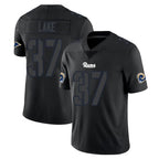 Kooe LA.Rams #37 Quentin Lake Player Black Impact Limited Home Game Stitched Jerseys