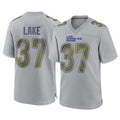 Kooe LA.Rams #37 Quentin Lake Player Gray Atmosphere Fashion Home Game Stitched Jerseys