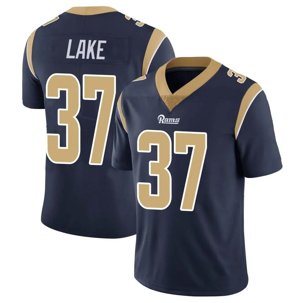 Kooe LA.Rams #37 Quentin Lake Player Navy Limited Vapor Untouchable Home Game Stitched Jerseys