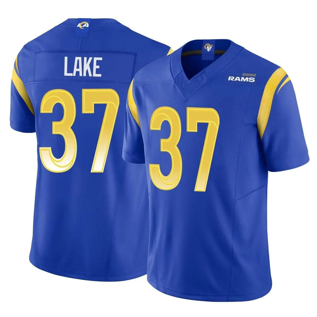 Kooe LA.Rams #37 Quentin Lake Player Royal Limited Vapor F.U.S.E. Home Game Stitched Jerseys