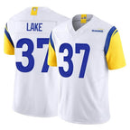 Kooe LA.Rams #37 Quentin Lake Player White Limited Vapor F.U.S.E. Home Game Stitched Jerseys