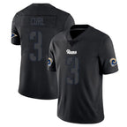 Kooe LA.Rams #3 Kam Curl Player Black Impact Limited Home Game Stitched Jerseys