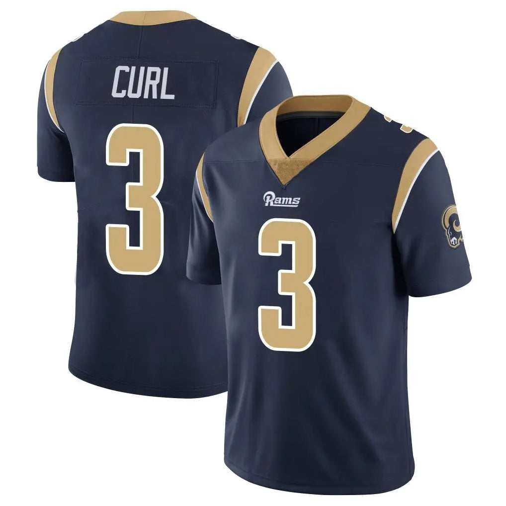 Kooe LA.Rams #3 Kam Curl Player Navy Limited Vapor Untouchable Home Game Stitched Jerseys