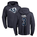 Kooe LA.Rams #3 Kam Curl Player Navy Pullover Hoodie Limited Game Stitched Jerseys