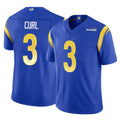 Kooe LA.Rams #3 Kam Curl Player Royal Limited Vapor F.U.S.E. Home Game Stitched Jerseys