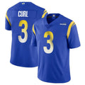 Kooe LA.Rams #3 Kam Curl Player Royal Limited Vapor Untouchable Home Game Stitched Jerseys